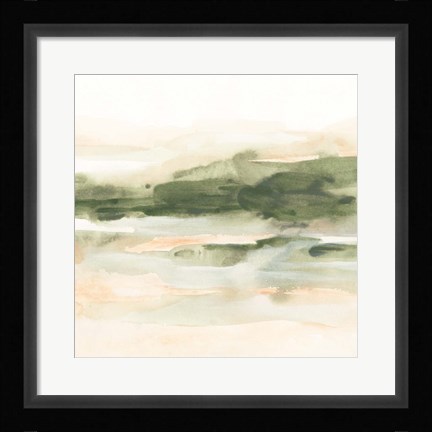Framed Marsh at Dusk I Print