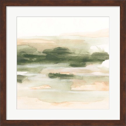 Framed Marsh at Dusk II Print