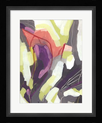 Framed Martini Swirl I Print