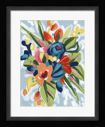 Framed Petal Pop I Print