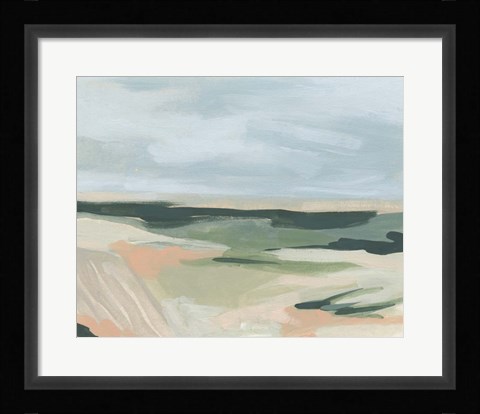 Framed Pastel Plains II Print