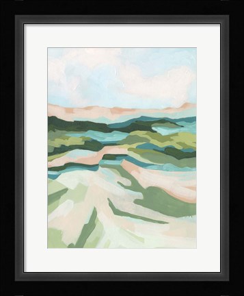 Framed Tidal Valley I Print