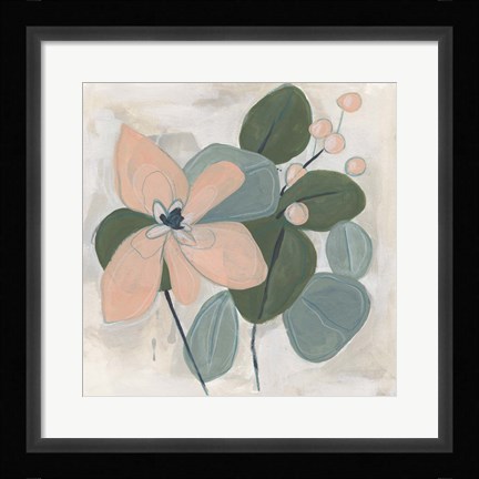 Framed Posey Impasto II Print