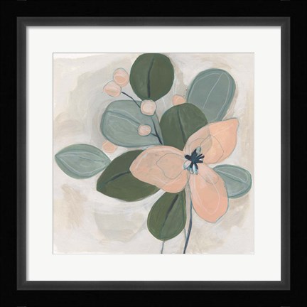 Framed Posey Impasto III Print