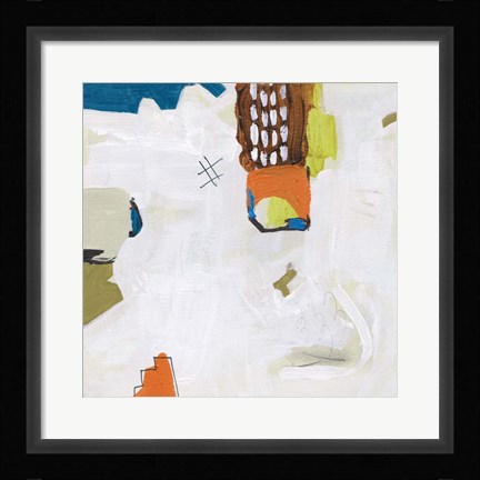 Framed Neon City Lights II Print