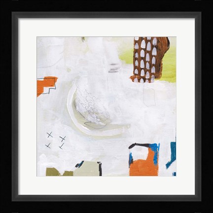 Framed Neon City Lights IV Print