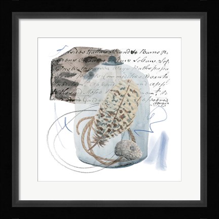 Framed Message in a Bottle III Print