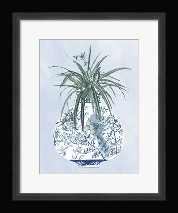 Framed Moonlight Vase III Print