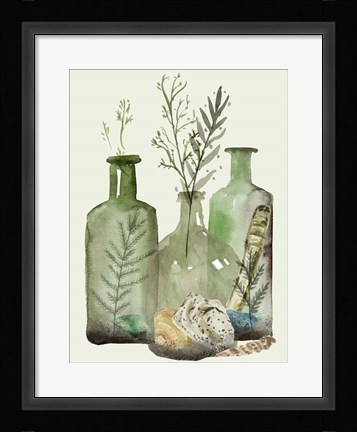 Framed Ocean in a Bottle VI Print