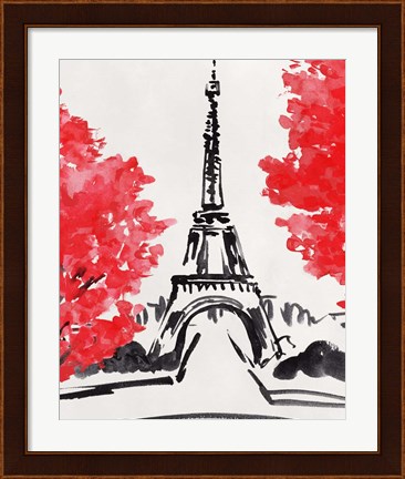 Framed Day in Paris I Print