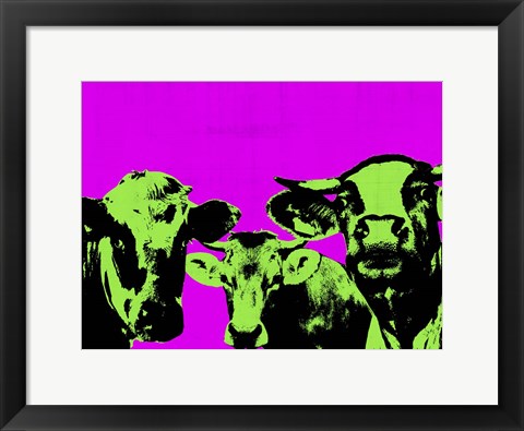 Framed Pop Art Farm VI Print