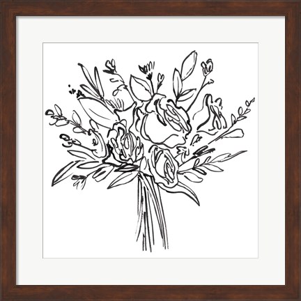 Framed Bouquet a Day I Print