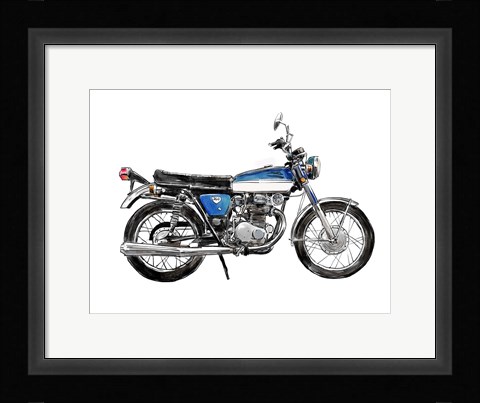Framed Two Wheels I Print