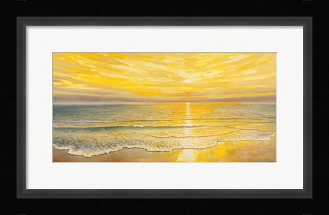 Framed Tramonto Dorato Print