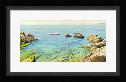 Framed Quieto Approdo Print