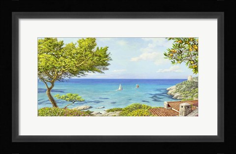 Framed Sul Mare Print