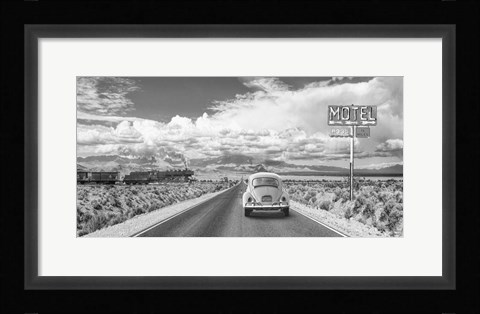 Framed Wandering in the USA Print