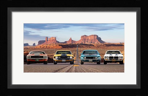 Framed American Bullets Print