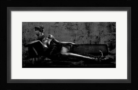 Framed Dark Lady Print