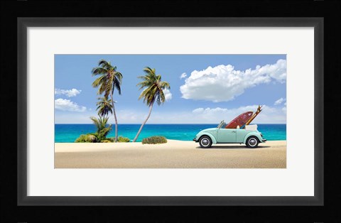 Framed Surfers' Retreat Print