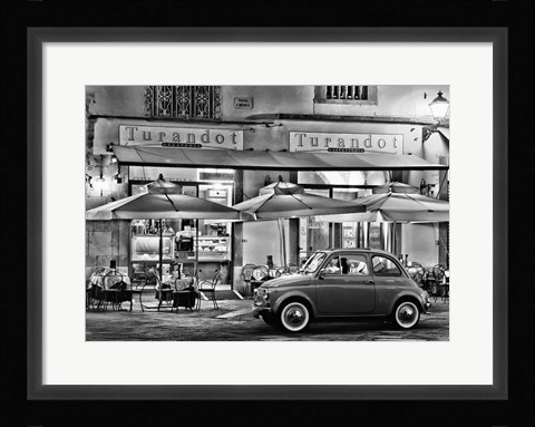 Framed Italian Beauty (BW) Print
