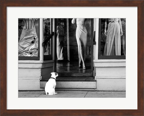 Framed Waiting for Her Print