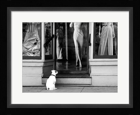 Framed Waiting for Her Print