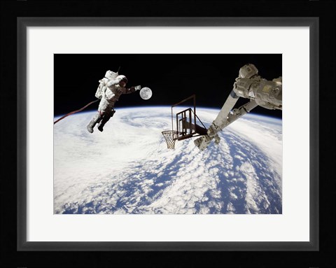 Framed Spaceball (NASA) Print