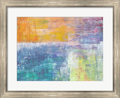 Framed Sole Cielo Mare Print