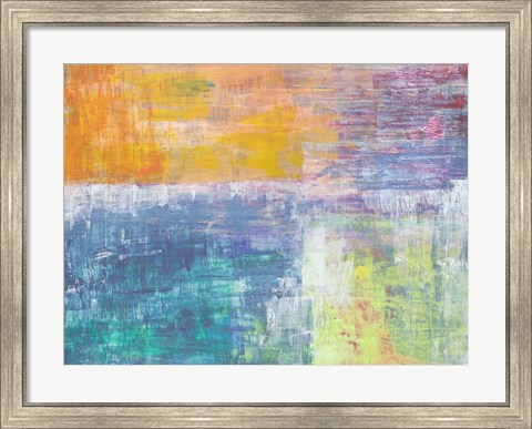 Framed Sole Cielo Mare Print