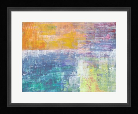 Framed Sole Cielo Mare Print