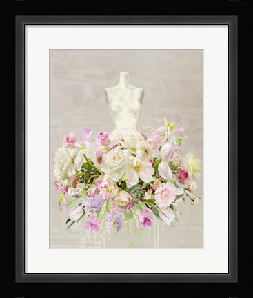 Framed Dressed in Flowers I Print