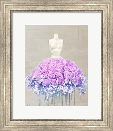 Framed Dressed in Flowers II Print