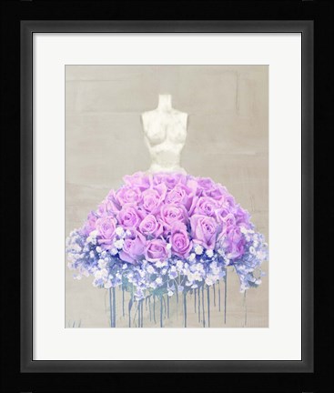Framed Dressed in Flowers II Print