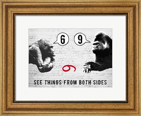 Framed See Things from Both Sides Print