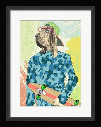 Framed Skaterboy Print