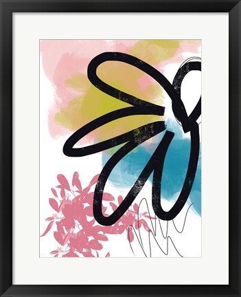 Framed Pop Flower No. 2 Print