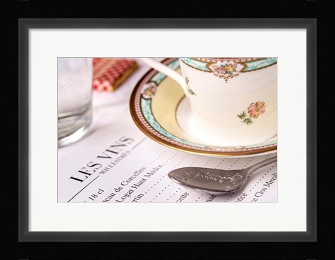 Framed Paris Cafe No. 12 Print