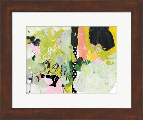 Framed Mustard Fields In Style Print