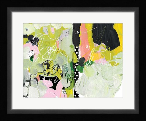 Framed Mustard Fields In Style Print