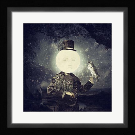 Framed Full Moon Print