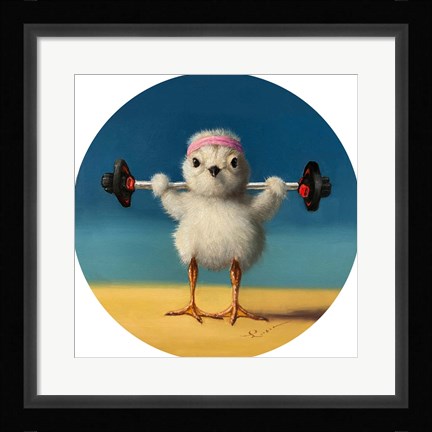 Framed Feather Weight Two Print