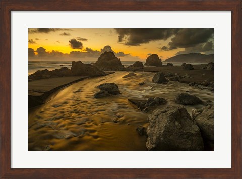 Framed Back To The Sea Print
