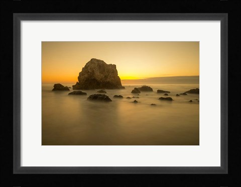 Framed Mendocino Coast Meditation Print