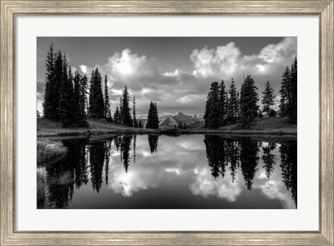 Framed Paradise Reflection Print