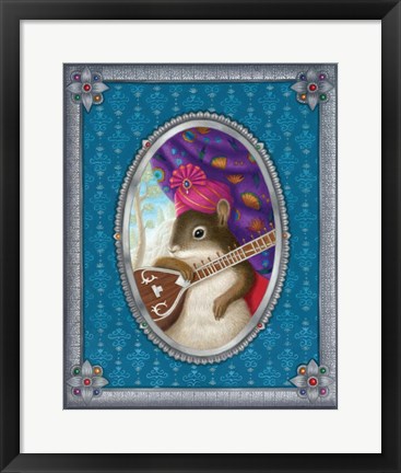 Framed Ravi The Squirrel Print