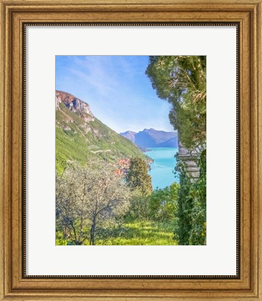 Framed Lago di Como View No. 1 Print