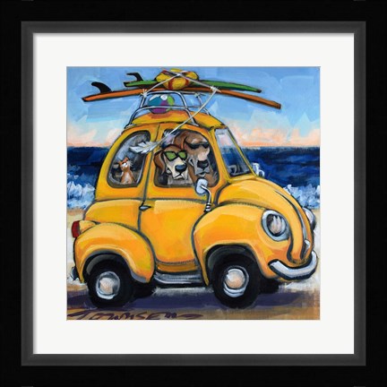 Framed Beachy Keen Print