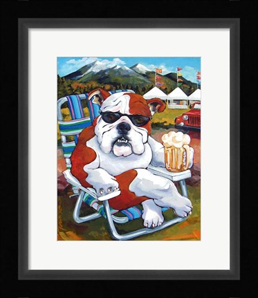 Framed Bully For Beer Fest Print