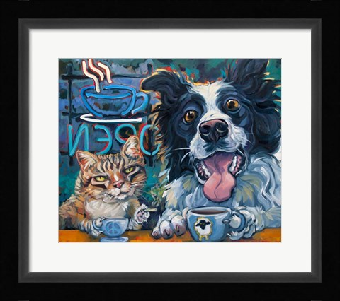 Framed Dude Chill 2 Print